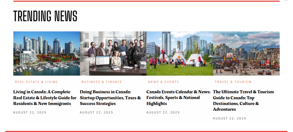 Trends In Canada
